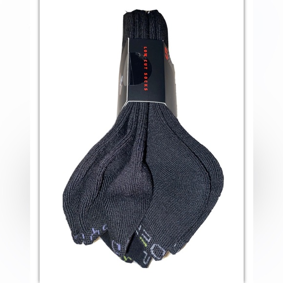 Spyder Low Cut Socks 5 Pair Women’s 4-10 Black w/ Multicolor Logo NEW! Cushion - Picture 10 of 12